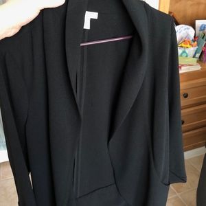 Black Maternity Blazer